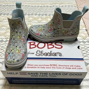 Bobs from Sketchers dog print rain boots